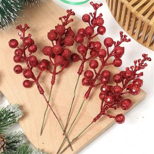 Decorative Flowers 20pcs Artificial Holly Fruit Decorations Housewarming Year Decoration Outdoor Decor