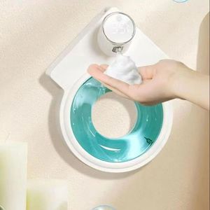 Liquid Soap Dispenser Wall Mount Automatic Foam Dispensers USB Rechargeable Infrared Sensor Smart Washing Hand Machine 280ml