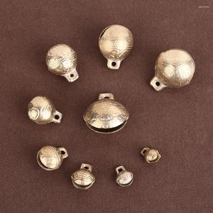 Party Supplies 30 st halsband Vindklockor Bells Metal Jingle Diy Small Copper Accessories smycken