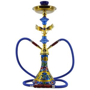 Shisha Bar Kettle Double Tube Eagle Water Pipes Glassiah Glasshah Nargileh