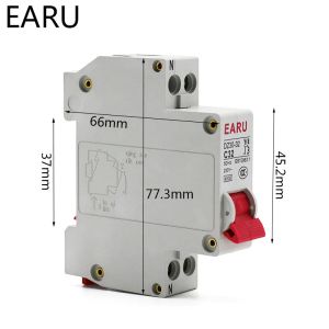 DZ30-32 DPN 1P+N Mini Circuit Breaker MCB 6A 10A 16A 20A 25A 32A Din Rail Mounting Cutout Miniature Household Air Switch OEM DIY