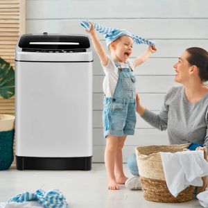 Parts FullAutomatic Washing Machine 1.5 Cu.Ft 11 LBS Washer and Dryer Convenient Washing Machine for Laundry Room