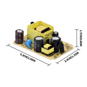 AC-DC 220V a 5V ISOLADO ISOLADO MODULE DE PODERAÇÃO DO MODULO DE TENSÃO REGULADOR DE TENSÃO COM OVISTAGEM/OVERCURRENT/CURTO CIRCUITO Proteção