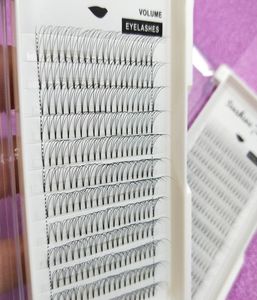 Seashine free shipping 3D short stem private label volume eyelash extension eye lash handmade russian premade volume fan Ccurl makeup4416751