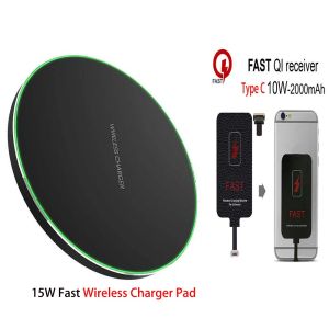 Leggings 25w Qi Wireless Charger Receiver Kit for Iphone 6 7 Plus 5s Micro Usb Type C Universal Fast Wireless Charging for Samsung Xiaomi