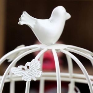 Holder Hollow Stand Home Decor Candlestick Bird Cage With Farterfly Form Candle Home Decor