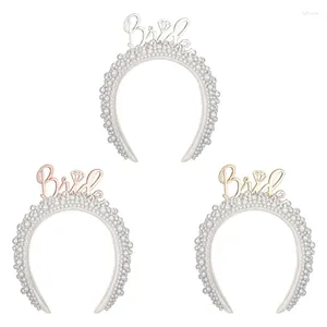 Forniture per feste per doccia da sposa fascia per capelli gioielli per capelli donne bachelorettes sposa decors f0t5