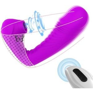 Sex Toys G-Spot Vibrators, uppgradera tyst 10 hastighet vattentät automatisk populär gåva kraftfull silikon trollstav privat USB snabb laddning vattentät 0314-C1