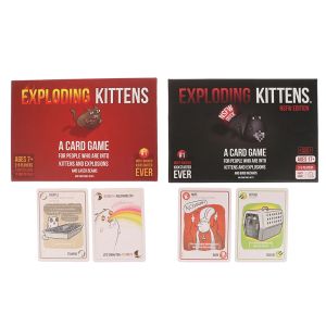 Explodindo Kittens Original Game Card Imploding Kittens Barking Board Game Divery Adult Toy Toy Cards Game adequado para presente de férias