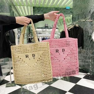 2024 New Woven Bag Designer Totebag 10A Weave Stroh Clutch Bag Summer Beach Bag Kleine Häkelstasche Geldbeutel Tasche Luxus Frau Umhängetasche Crossbody for Woman Bag