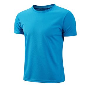 Yaz Tişört Erkekler için Sıradan Beyaz T-Shirts Adam Kısa Kol Üst Nefes Üstü Tees Hızlı Kuru Spor Salonu Futbol Futbolu Erkek Giysileri 240409