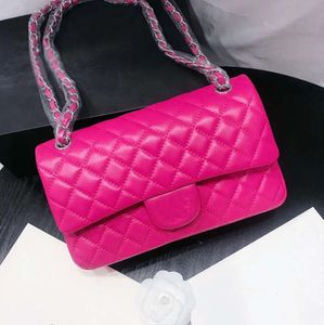 Fashion Designer Umhängetaschen Frauen Klassische Klappe Farbe Rhombus hochwertige Schaffell Hardwarezubehör für Messenger Handtaschen 8811ess