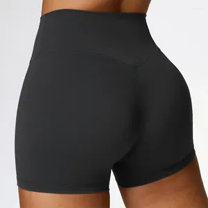 Shorts attivi Donne Yoga Fitness che corre in bicicletta per cicli sport traspiranti leggings in palestra di allenamento estivo in vita alta