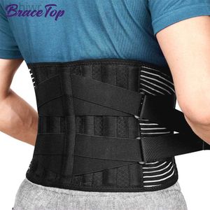 Slimminggürtel S-3XL Sports Back-Braces für Schmerzlinderung unteren Rückenlinderung mit 6 atmungsaktiven Rückenstütze Beltanti-skid Lumbalhaltergürtel Neu 240409