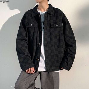 Denim Autumn Oversized Mens Jacket