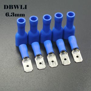 100pcs 50 PPairs 2,8 mm 4,8 mm 6,3 mm Samice Złącze okablowania elektryczne Izolowane zaciski Krumieńca FDFD2-250 MDD2-250