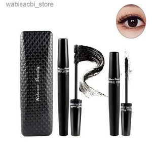 Mascara 3D Norek Wodoodporny czarny, grube wydłużone rzęsy na rzęsach Extening Mascara L49