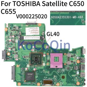 Moderkort Kocoqin Laptop Motherboard för Toshiba Satellite C650 C655 Core GL40 Mainboard 6050A2355301MBA03 V000225020