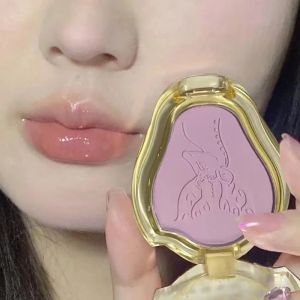 Monochrome Lavender Blush Makeup Fawn Relief Blusher Palette Long-lasting Face Mineral Eye Shadow Pigment Cheek Rouge Powder