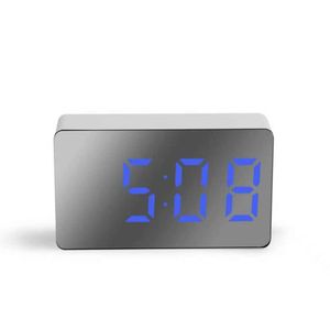 Mini Timer Mute Decorative Desk Clock Home Mirror Timing Clock Table Clocks for Children Smart Electronic Clocks Night Mode USB