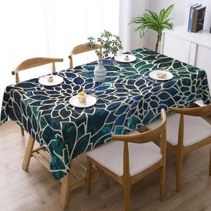 Table Cloth Rectangular Tablecloth Floral Abstract Vintage Print Funny Cover Graphic Kitchen Dining Room Decoration