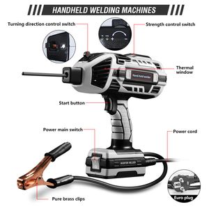 220V/110V Svetsmaskin Kraft och svetslistverktyg Portabel handhållare Welder Electric Arc Equipment Electri Intelligent