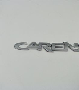 Dla Kia Carens Tylny bagażnik Chrome 3D Letter Badge Emblem Auto Tail Sticker2104000