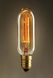 Özel Aydınlatma Filament Düz Hava Fişek Sanatı Ampul Vintage Edison Lambası E27 Halojen Ampuller Gemi T4512 D102123735