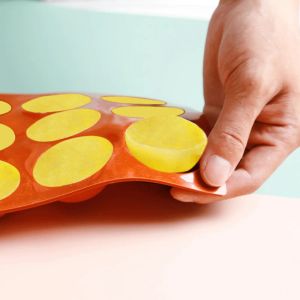 3D Ball Okrągła pół kuli silikonowe formy do DIY Baking Pudding mussse czekoladowe ciasto