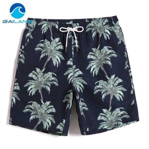 شورتات الرجال Gailang Brand Mens Shorts Tranks Boxer Shorts Swimsuit Mens Bermuda Quick Drying Plus Size Board Shorts J240409