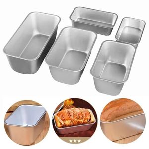 Aluminum Alloy Non-Stick Brownie Cheese Cake Toast Mold Bread Loaf Pan Baking Pans Dishes Kitchen Baking Tool baking tray