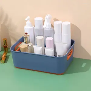 Borse per lavanderia Desktop Box da stoccaggio in plastica Plastica Canket Portable Basket Kitchen and Organization Organizer