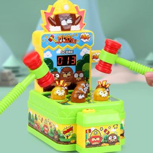 Game Mole Toys Mole Toys Game Eletrônico de Arcade Com Hammers Pounding Hammering Toys Interactive With Som Light for Kids Gifts