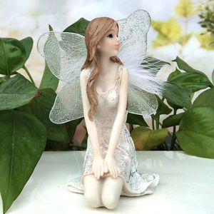 Garden Fairy Resin Crafts Angel Ornaments Decorazioni per auto in Europa Angeli bianchi 240329