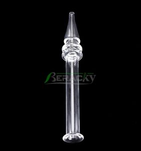 DHL BERACKY 5 INCHES Quartz Dab Straw Portable Pen Style Dab Heat Snabb Mini NC Clear Quartz Dab Tube för torr örtrökning1196674