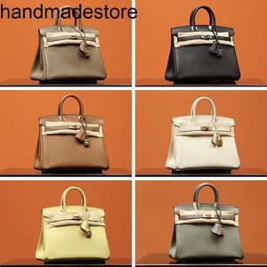 Läder BK Designer Handbag Master Handheld Womens Bag Togo Litchi Mönster Epsom Calf Swift