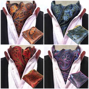 UOMINI PAISLEY FORELA CRAVAT ASCOT NATTURA CORCHIO MATRIMONIO CATTURA HANKY POCKE PATOLE SET BWTHZ0517240409