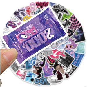 Barn Toy Stickers 50st Y2K Girls VSCO 90S HARAJUKU Style Vintage 2000 Waterproof Sticker Iti Skateboard Car Motorcykel cykeldekaler Dhhzj