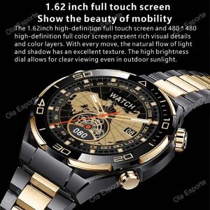 Novo para o smartwatch bluetooth masculino chamado 1,52 