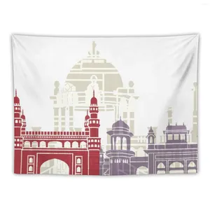 Tapestries Karachi Skyline Poster Tapestry Tapestrys Cute Room Things Bedrooms Decor