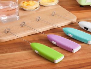 Portable 5 Colors Electric Egg Beater Tools Coffee Automatisk Mjölkskrost Foamer Drink Blender Handhållen Kök Stirrer Cream SHA5958708