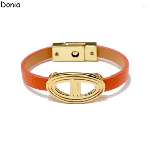 Bangle Donia Jóia Europeia e Americana Moda 316L