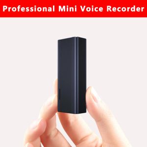 Spieler 100 Stunden Digital Voice Recorder tragbarer professioneller Mini -Diktaphon Sprachaktivierter DSP Rauschreduzierung Aufnahme MP3 -Player