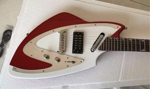 Редкий j Backlund Design JBD 100 Metallic Red Electric Guitar Mirror Pickguard Блокировка тюнеров Обертывание Arround Tailpeec8912643