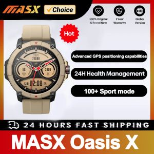 Masx Oasis x Premium GPS Smart Watch Alexa Ultra HD-дисплей встроенный GPS Hi-Fi Bluetooth Телефонные звонки