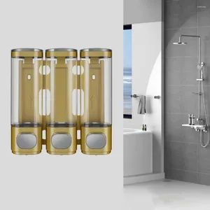 Liquid Soap Dispenser Wall Mounted 300ml Shower Pump For Bathroom Kitchen Organize Body Wash Shampoo Conditioner