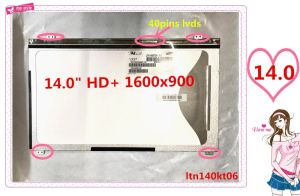 Screen FREE SHIPPIN Wholesale LTN140KT06501 LTN140KT06801 For Toshiba Tecra R940 Laptop LCD LED Screen Panel Display Matrix 1600X900