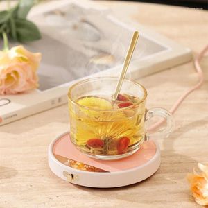 Kubki napoje elektryczne cieplej 110-220 V kubek kubek Smart Glass Teapot grzejnik z 3 temperaturami