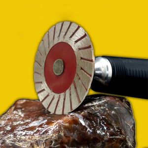 6mm Diamond Cutting Circular Saw Blade Set Cutting Discs With Mandrel för Dretttmel Drill Wood Metal Stone Cutting Rotory Tool