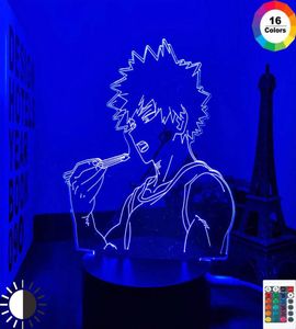 Luci notturne lampada a led 3d bakugo il mio eroe accademia per decorazioni camere regalo di compleanno gadget katsuki light anime1281114